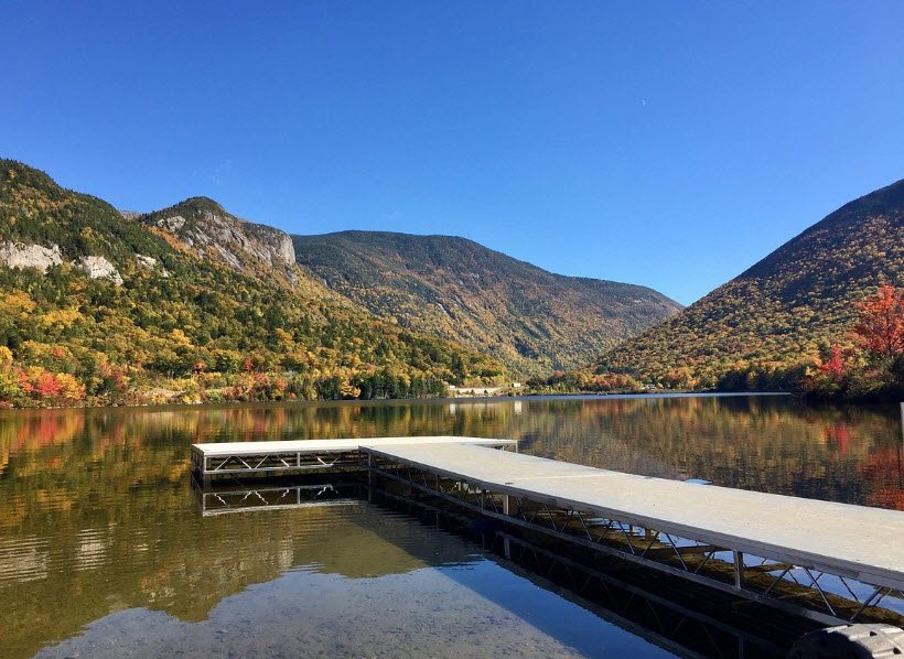 Echo Lake Beach, New Hampshire, USA